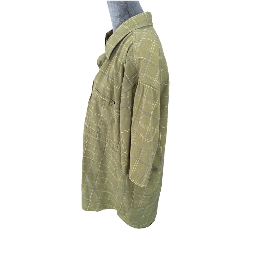 Vintage Cabella's Outfitters Series Men's Medium Short Sleeve Shirt Green‎ ECU - Picture 6 of 9